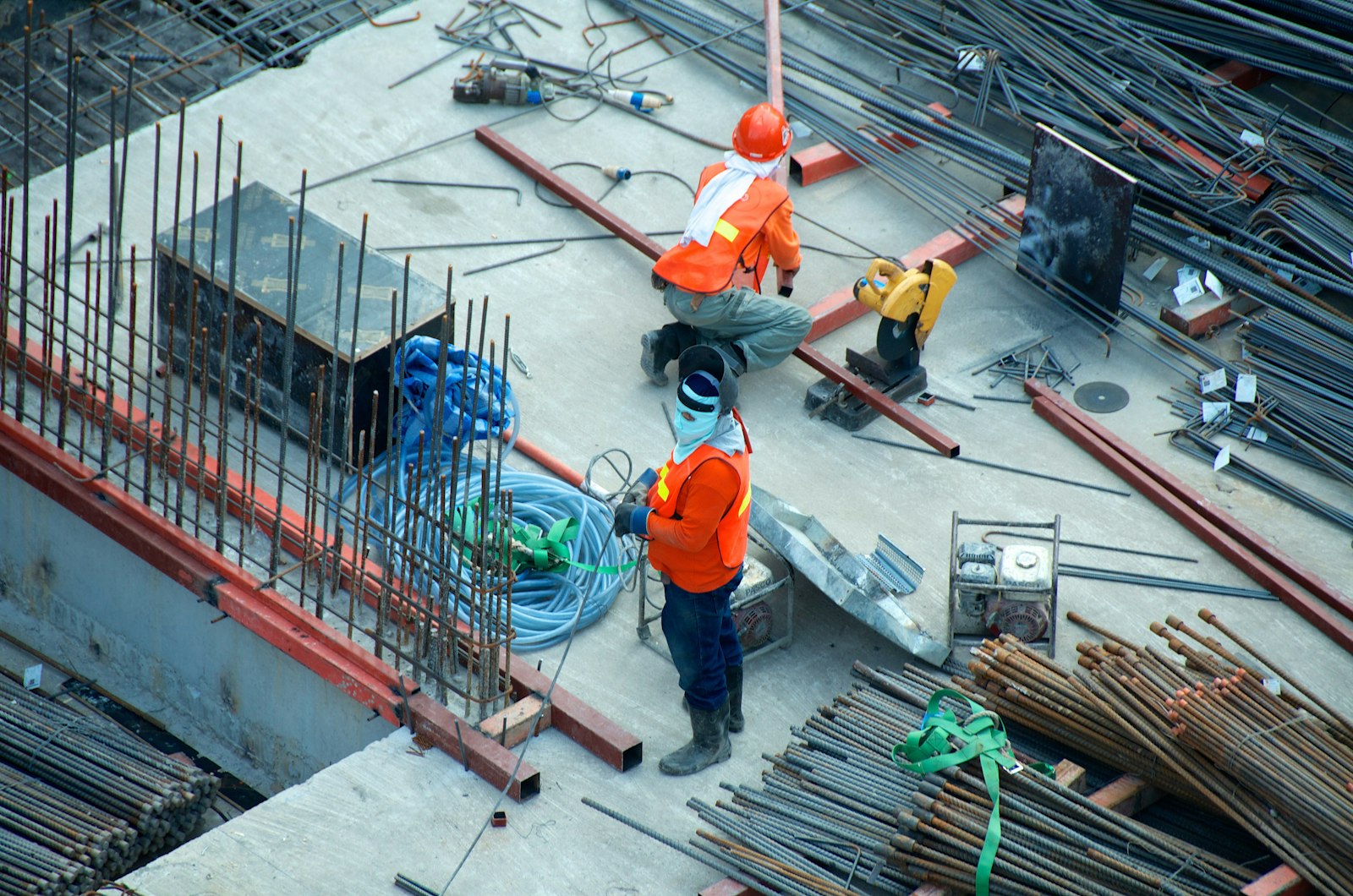 Mithrayon crew members on a job site